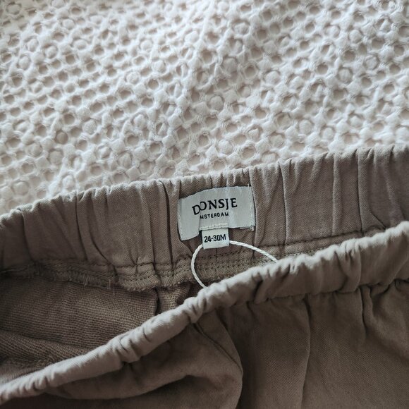 NWT Donsje Kilan Elastic Waist Pants in Light Stone Gray, 24m-30m - Picture 4 of 8